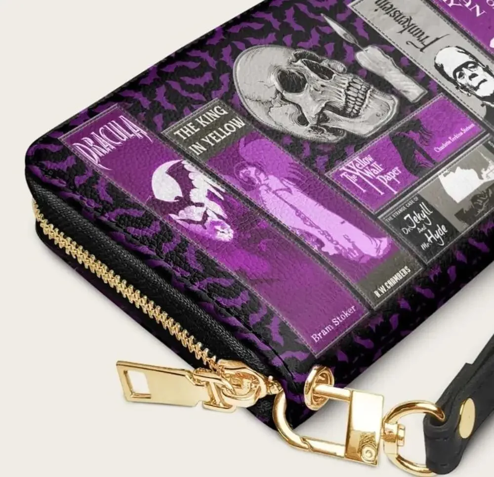 This Codex of Gothic Violet Echo Wallet Horror Goth Halloween Literature New